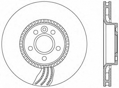 OPEN PARTS bda246920 -  Тормозной диск